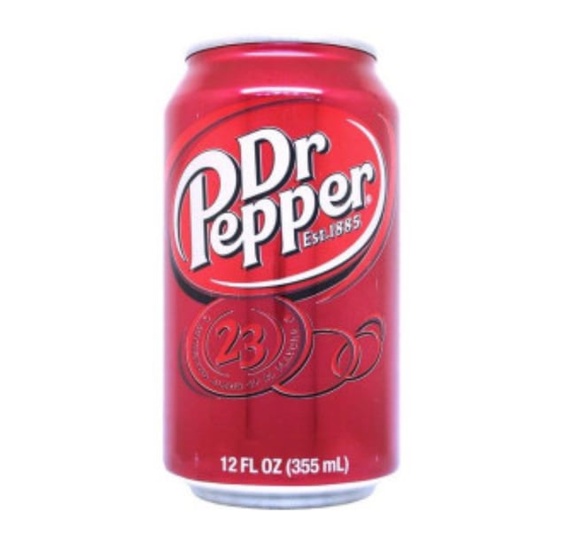 Canned soda.